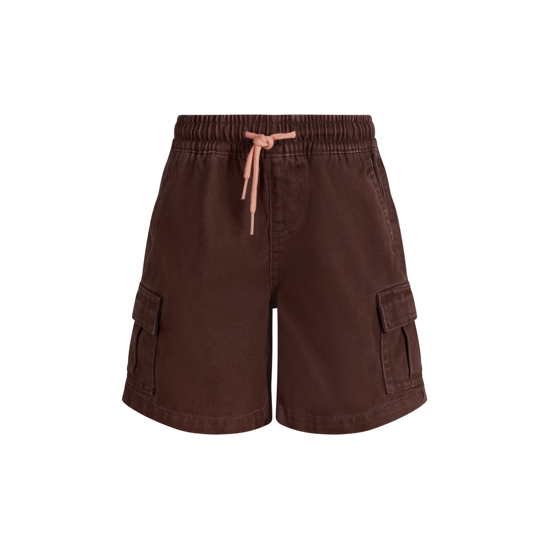 Boys Utility Shorts in Brown