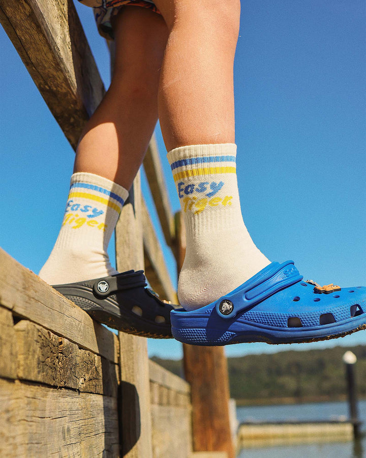 Easy Tiger Kids Socks in Multi Stripe