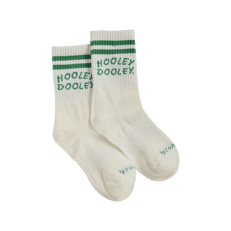 Hooley Dooley Kids Socks in Green Stripe