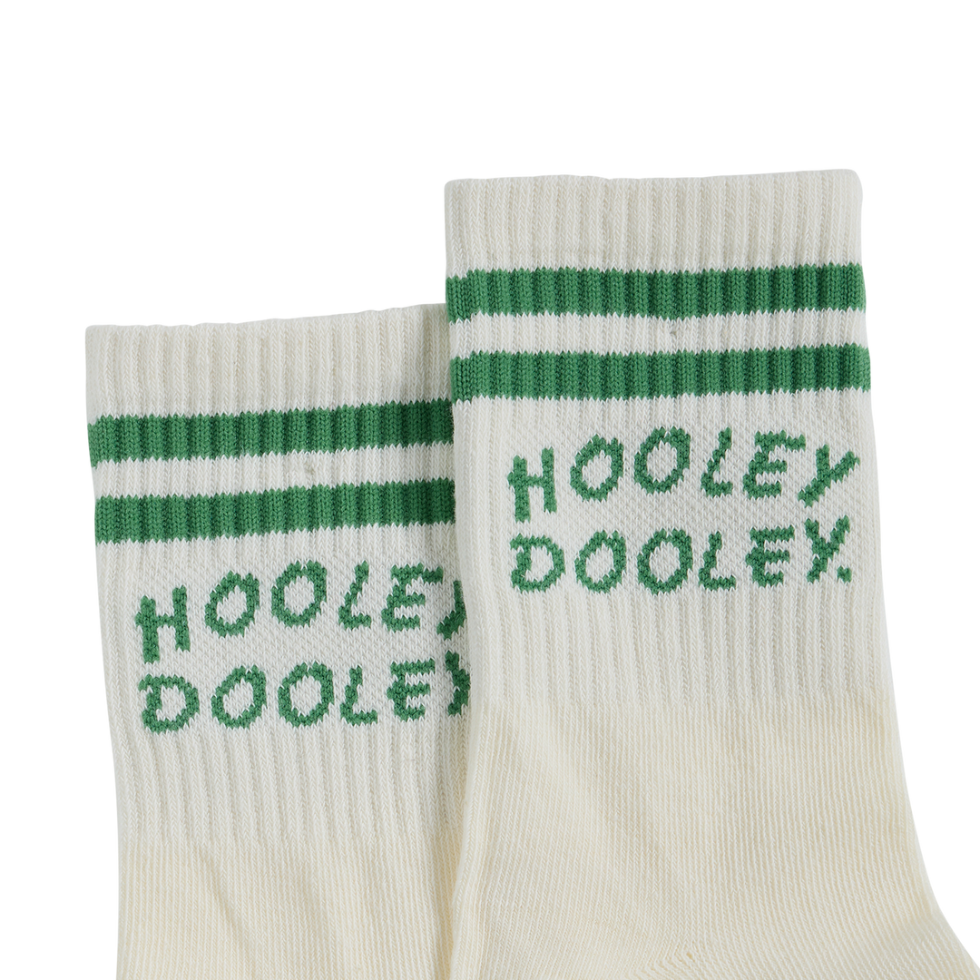 Hooley Dooley Kids Socks in Green Stripe
