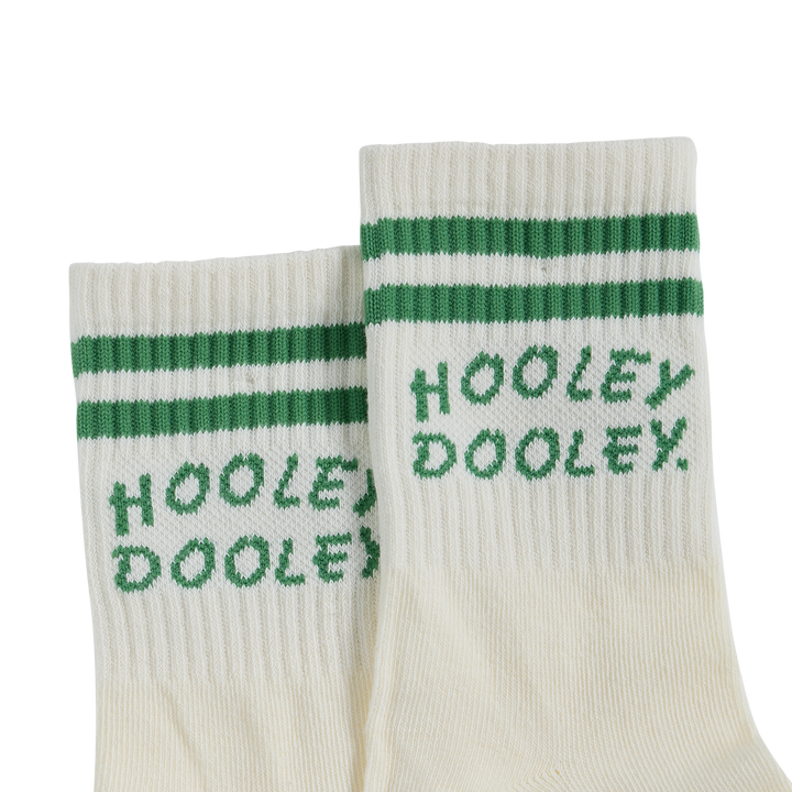 Hooley Dooley Kids Socks in Green Stripe