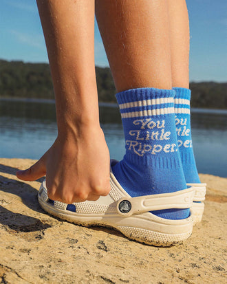 You Little Ripper Kids Socks in Blue