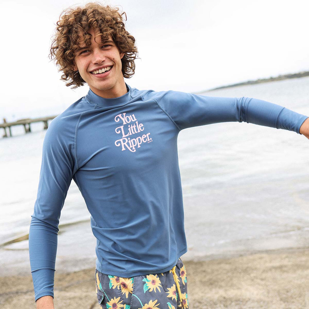 You Little Ripper Rashie in Navy