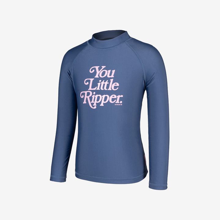 You Little Ripper Kids Rashie in Navy