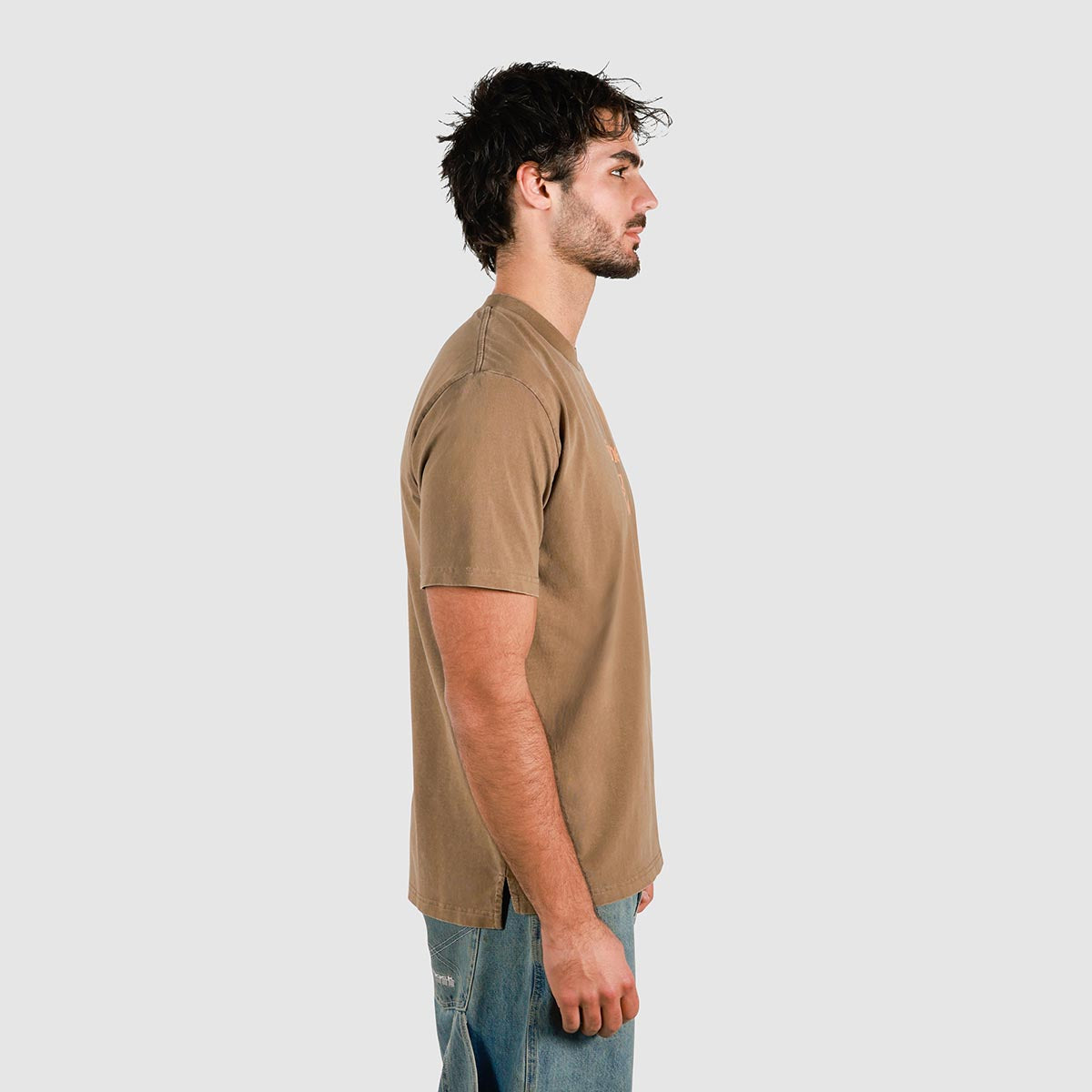 Dog House Slang Tee in Brown