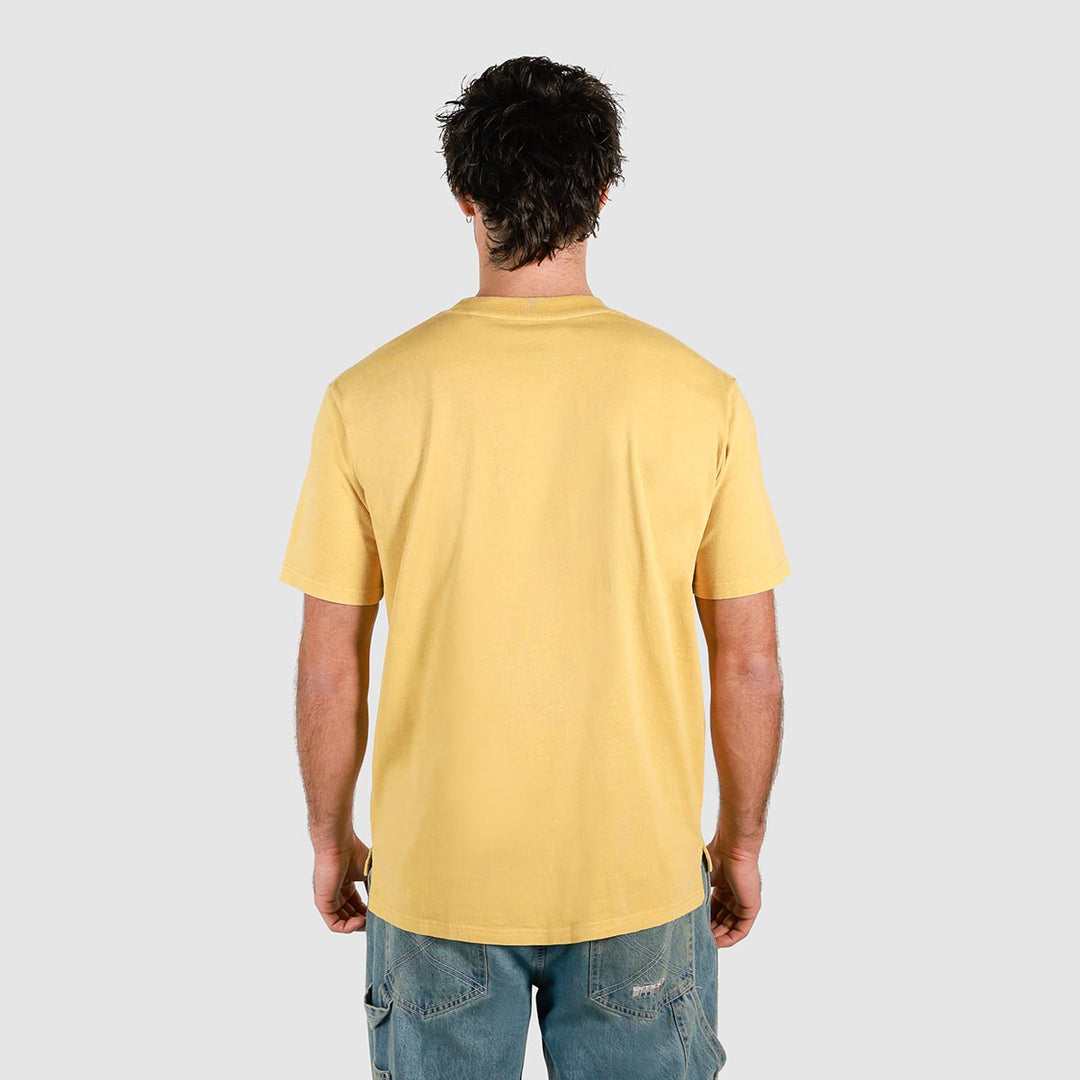 Easy Tiger Slang Tee in Mustard