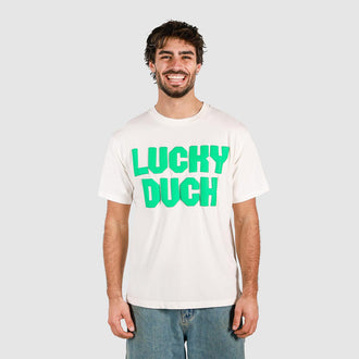 Lucky Duck Slang Tee in White