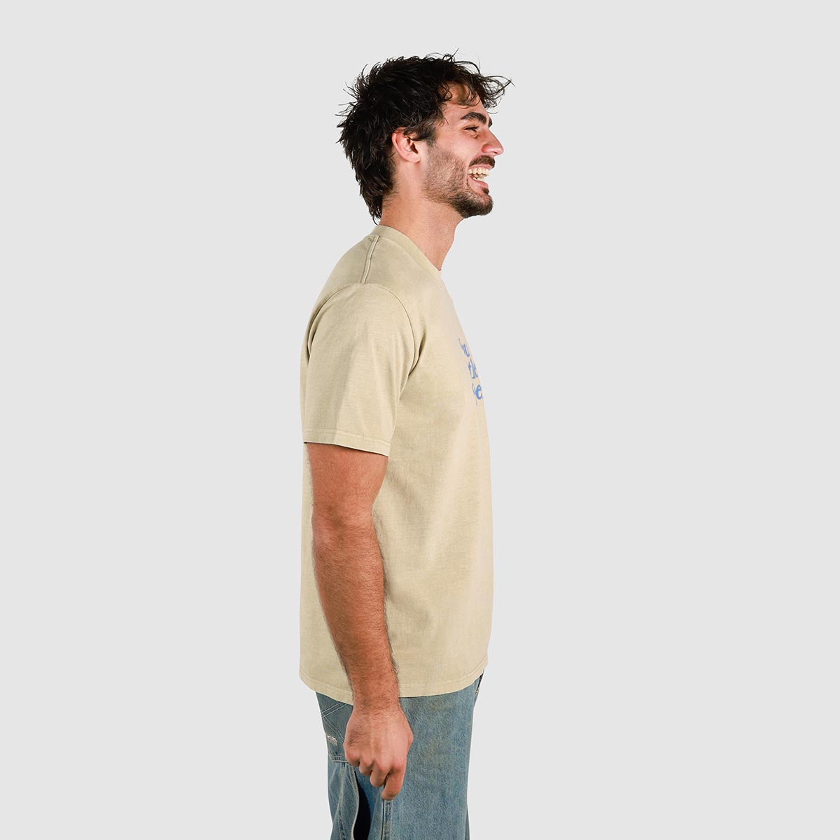 You Little Ripper Slang Tee in Stone