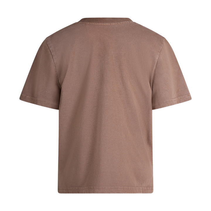 Dog House Kids Slang Tee in Brown