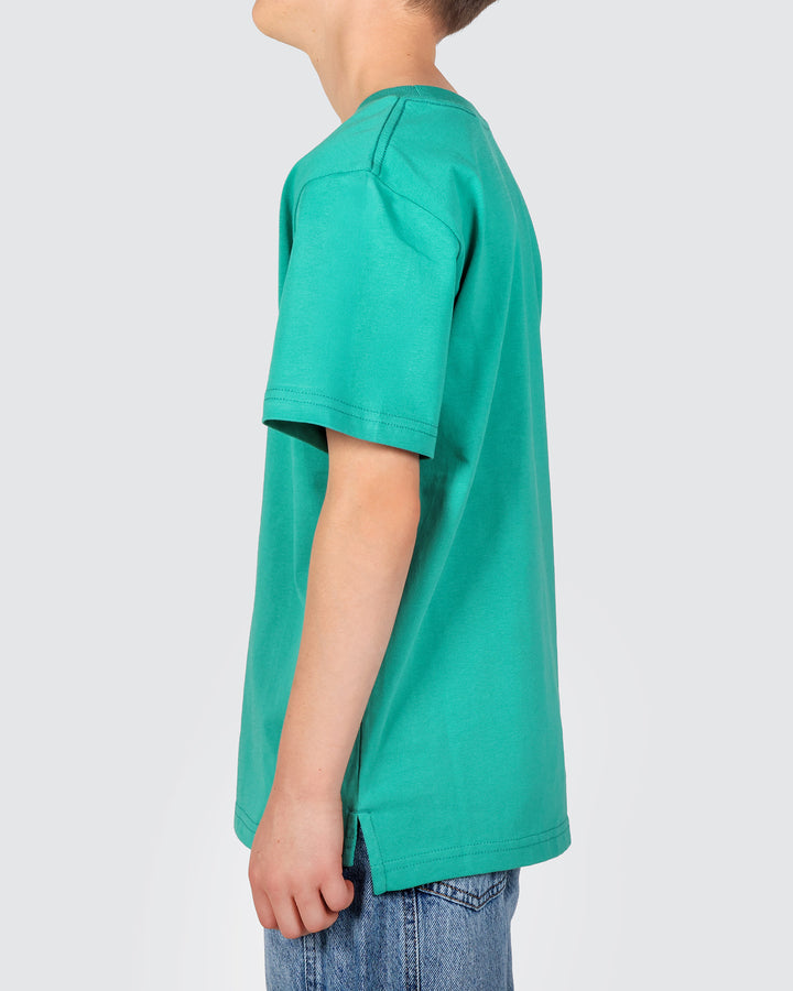 Happy Chappy Boys Regular Tee in Green