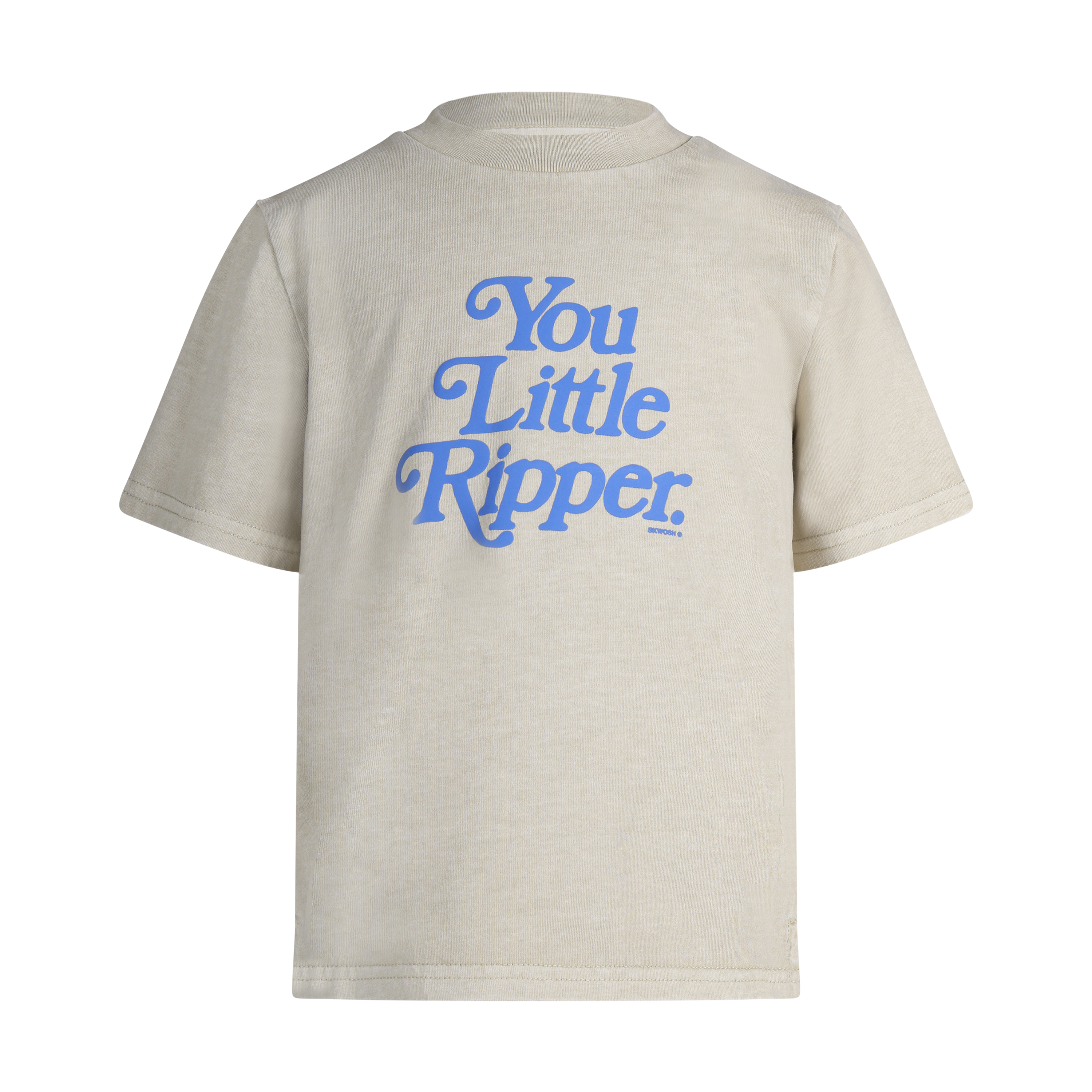 You Little Ripper Kids Slang Tee in Stone