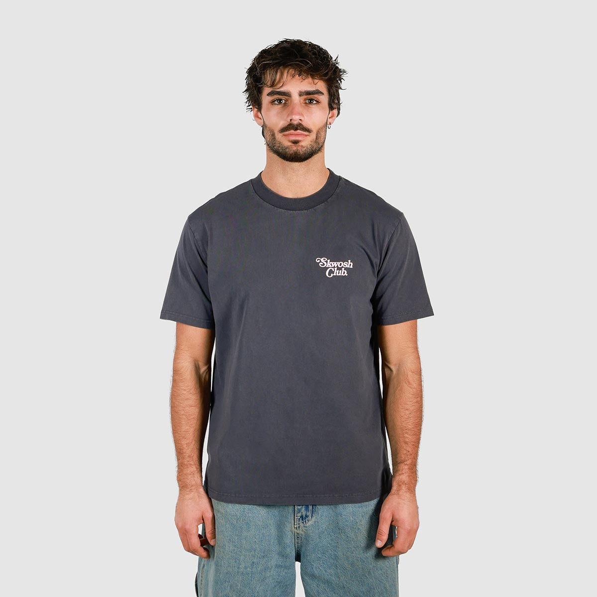 You Little Ripper Slang Tee in Charcoal