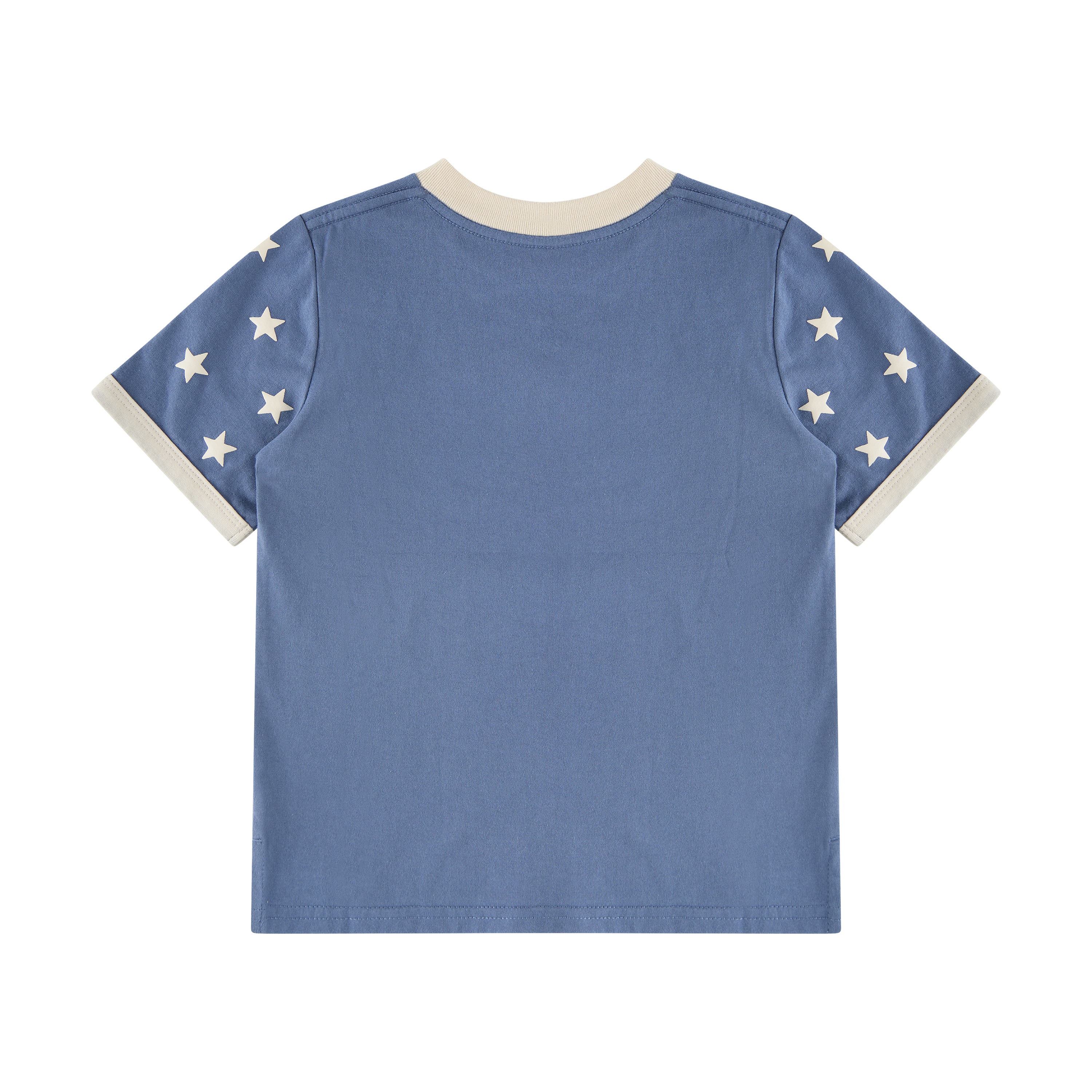 Good Sport Kids Boxy Ringer Tee in Blue
