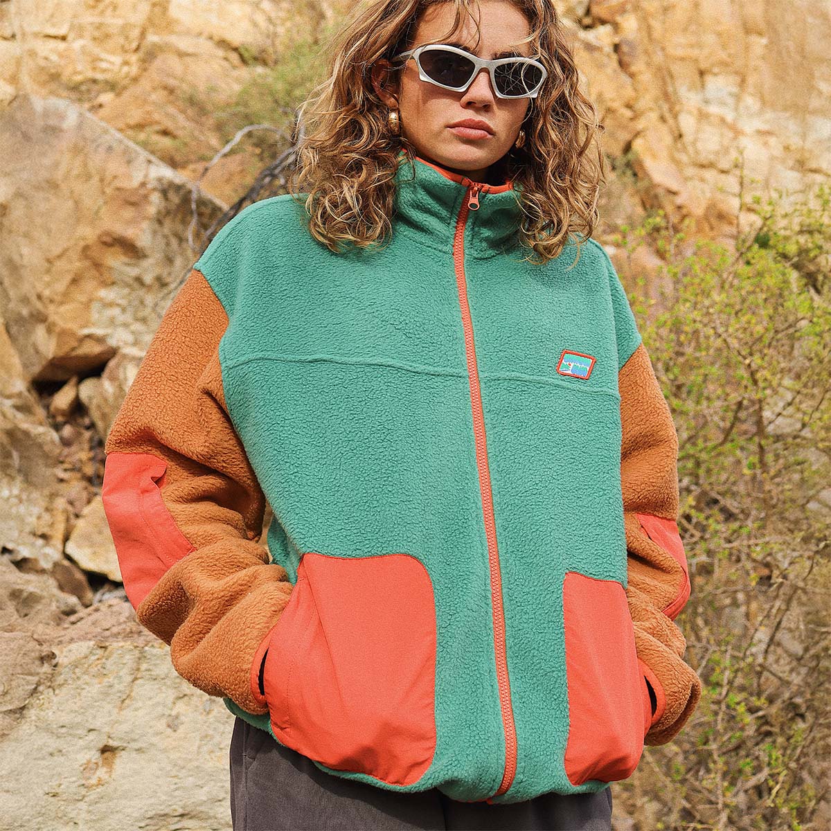 Camper Polar Fleece Utility Jacket