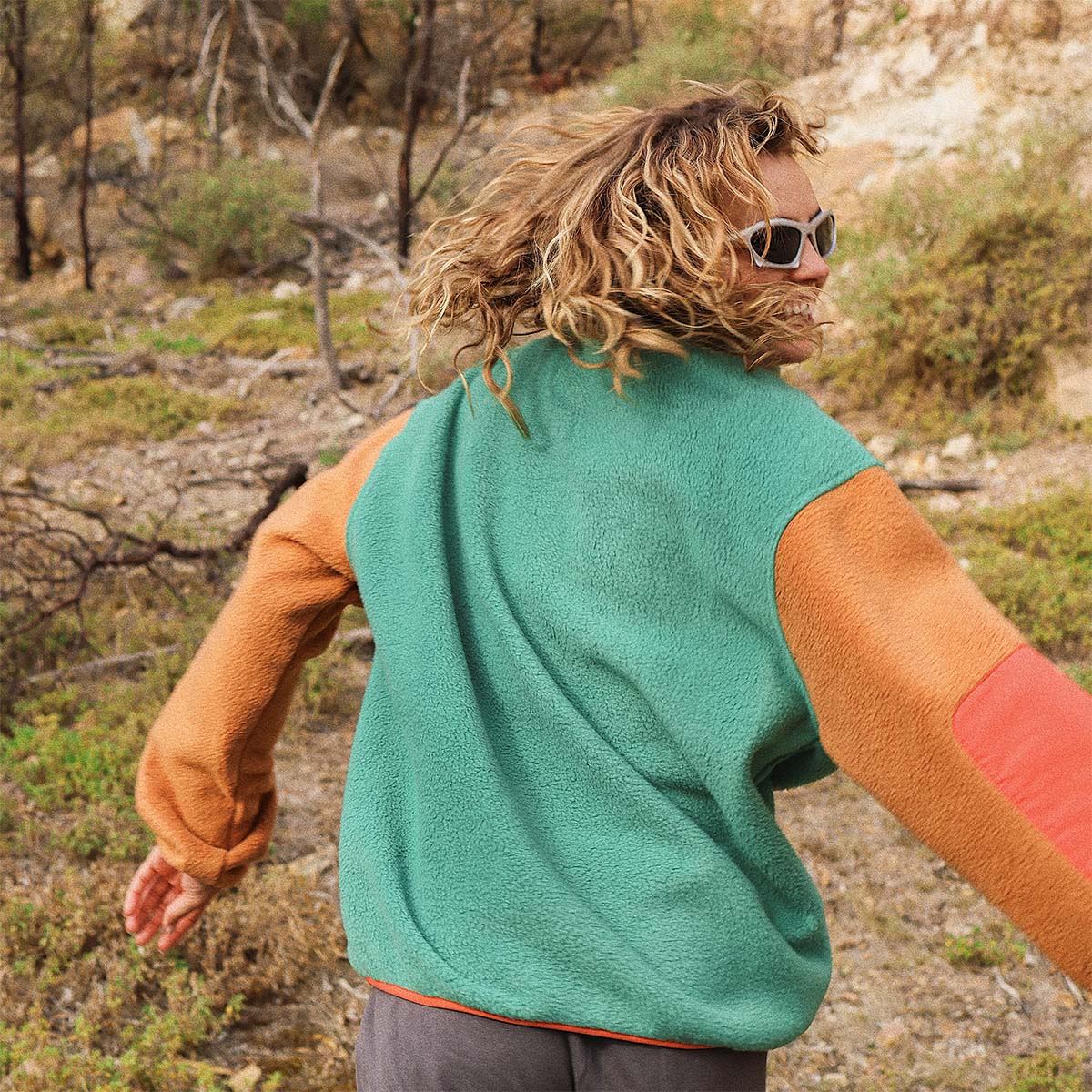 Camper Polar Fleece Utility Jacket