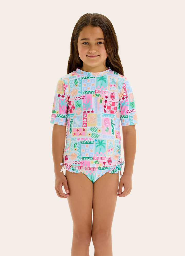 Capri Ruched Rash Set