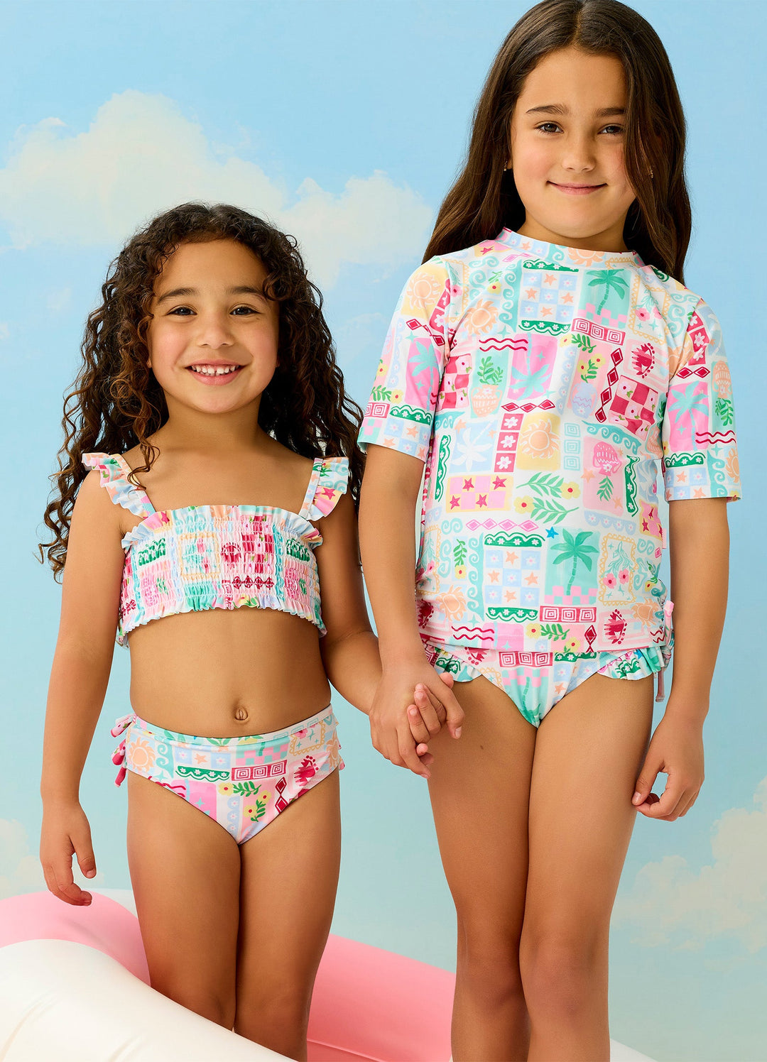 Capri Ruched Rash Set