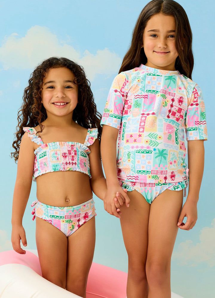 Capri Shirred Bikini