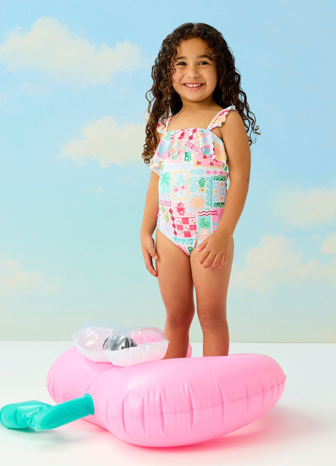 Capri Frill One Piece