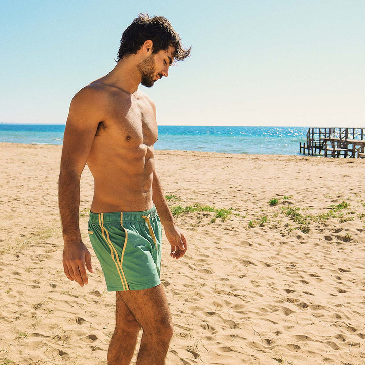 Skwosh Club Mens Shorties in Green