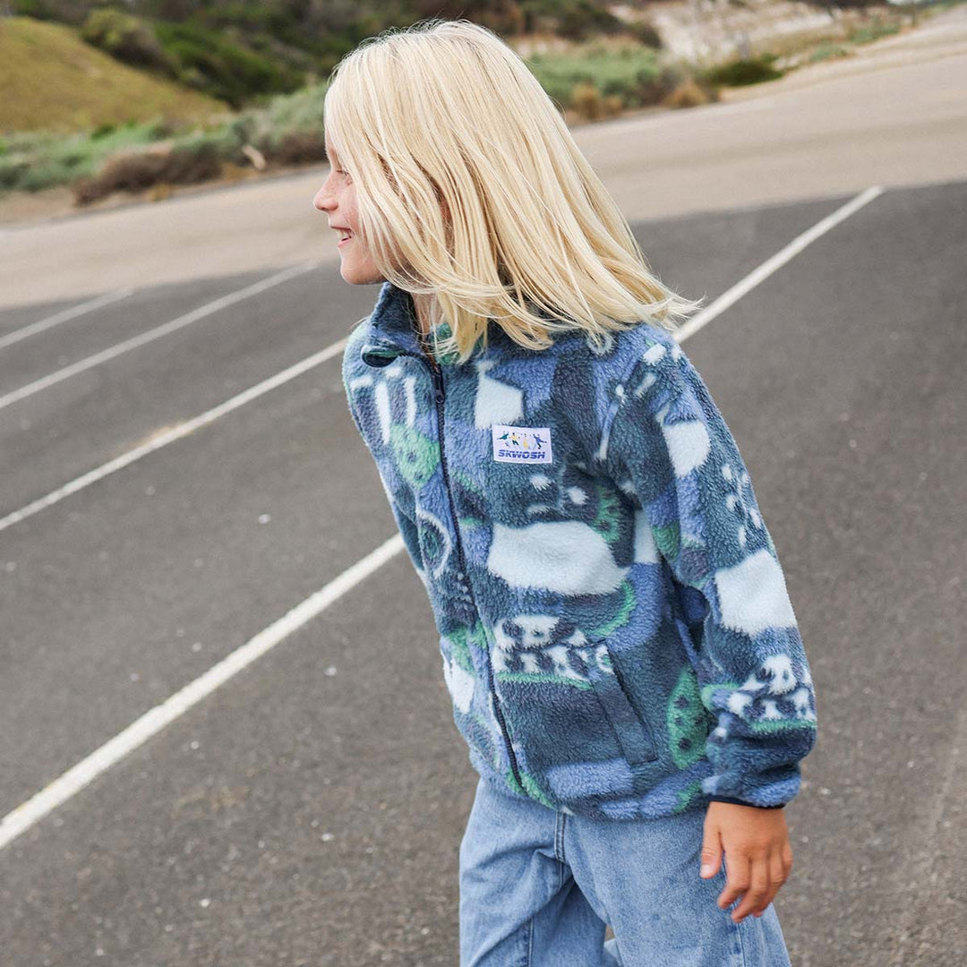 Shady Beaches Kids Polar Fleece Jacket