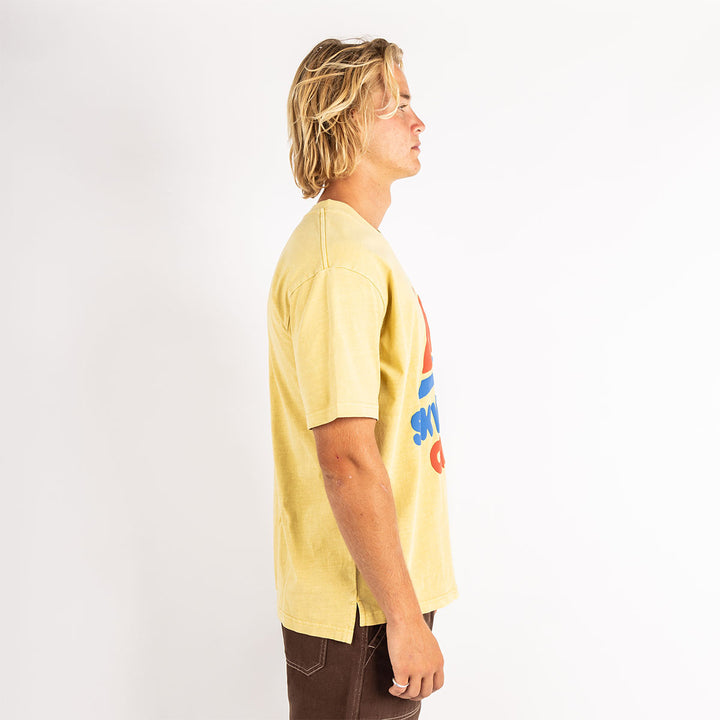 Chunky Mountain Regular Tee In Butter