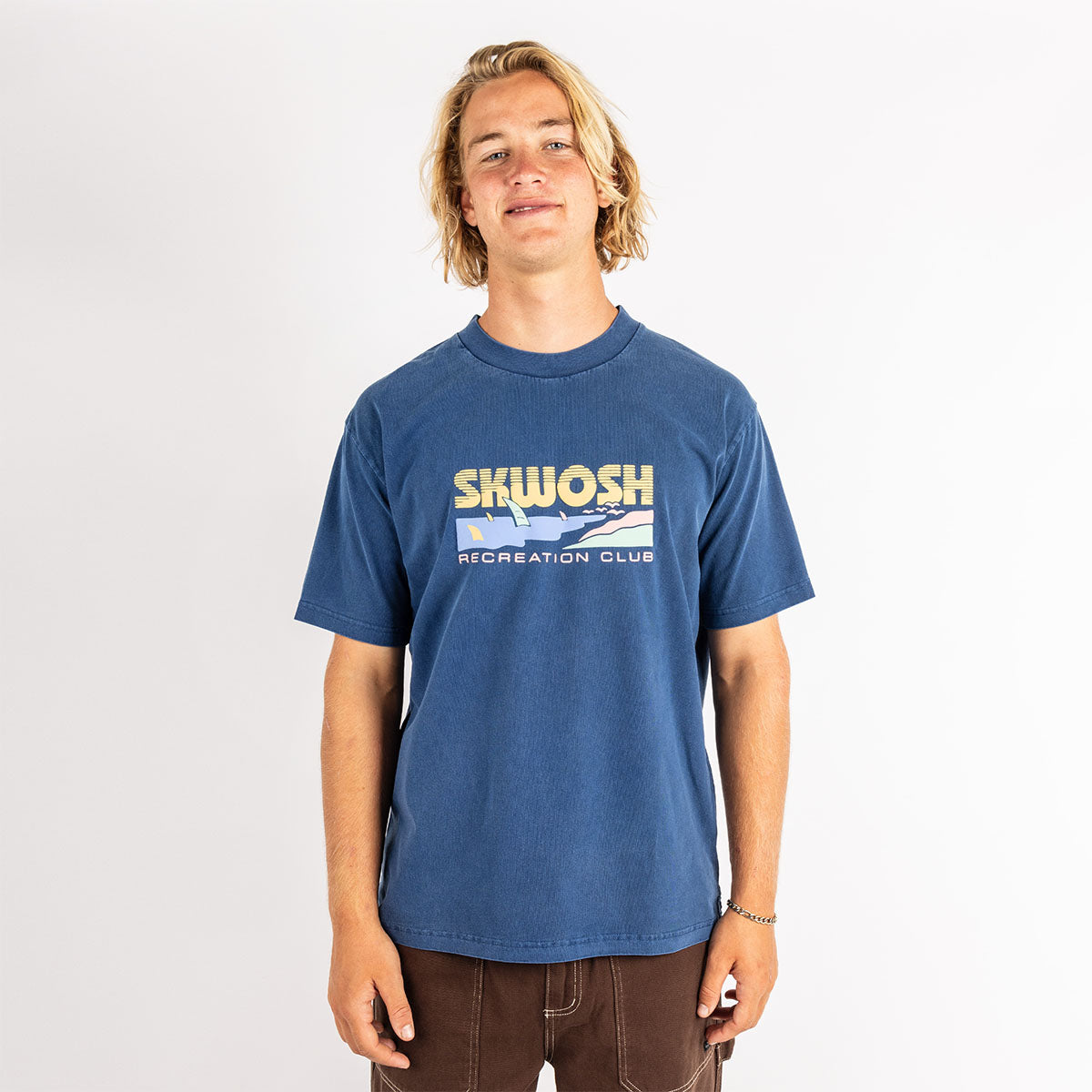 Rising Fun Regular Tee In Navy
