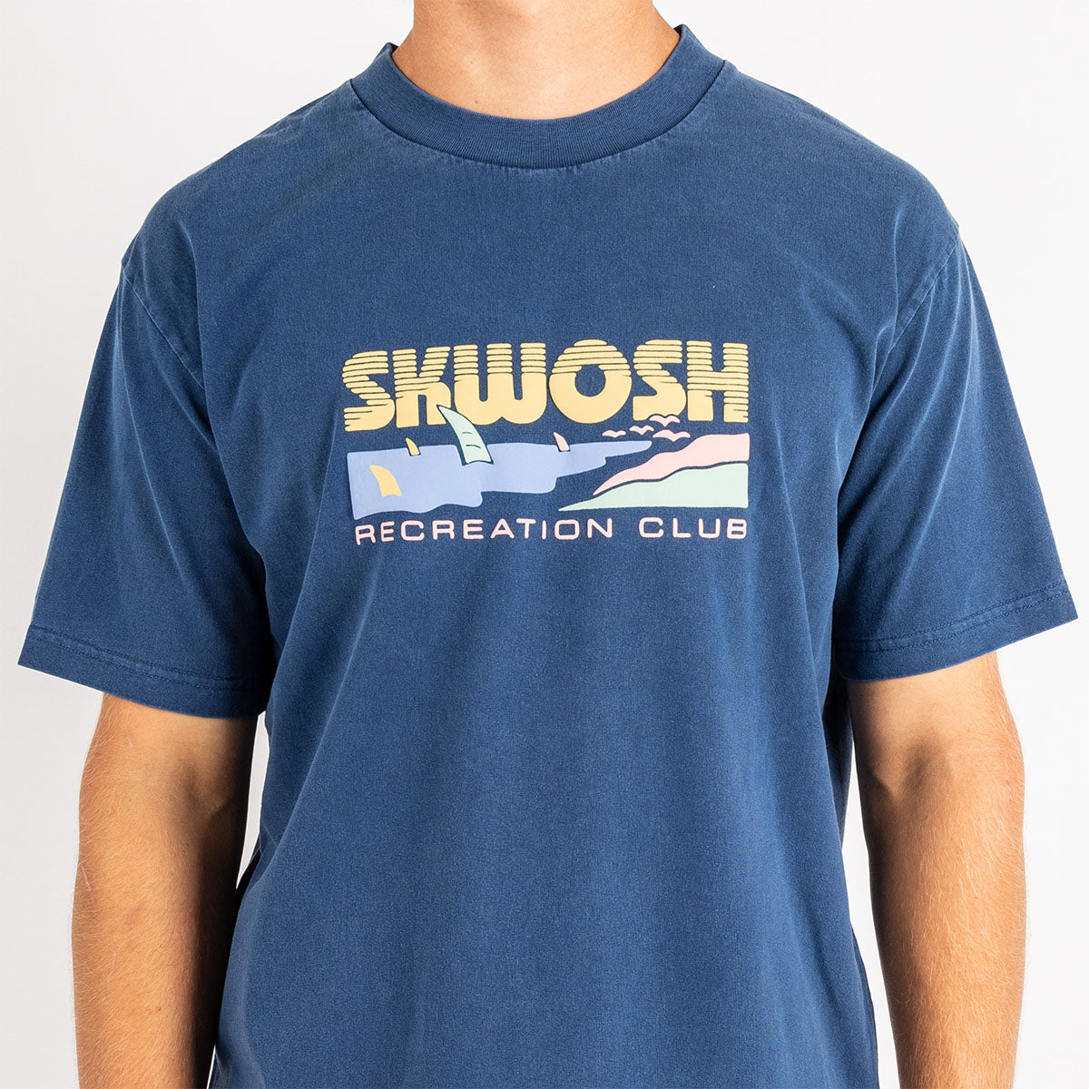 Rising Fun Regular Tee In Navy