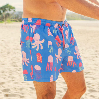 So Jelly Mens Swim Shorts in Royal Blue