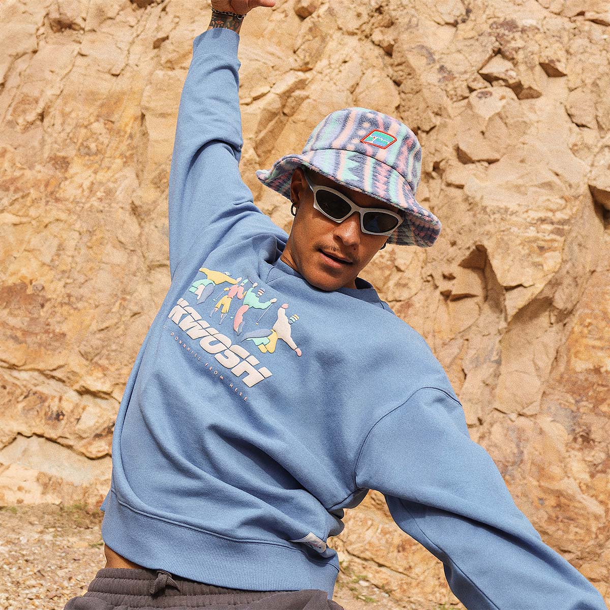 All Downhill Crew Neck Sweat
