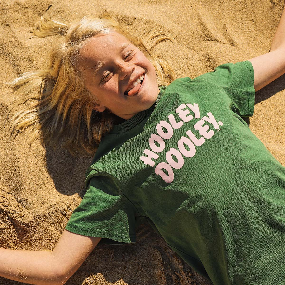 Hooley Dooley Kids Slang Tee in Green