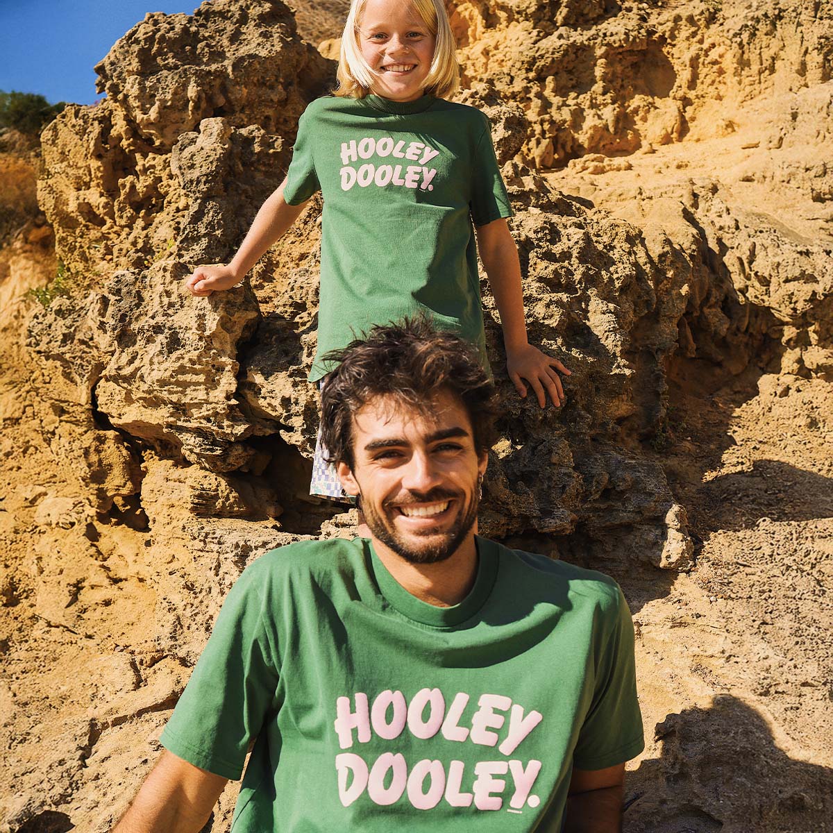 Hooley Dooley Kids Slang Tee in Green