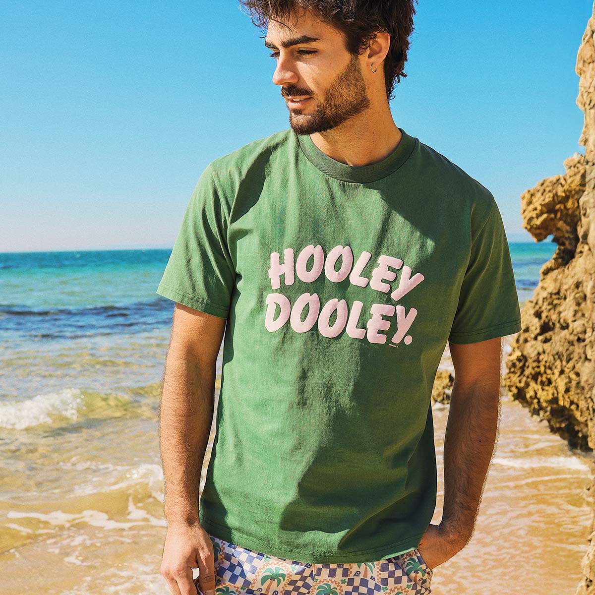 Hooley Dooley Slang Tee in Green