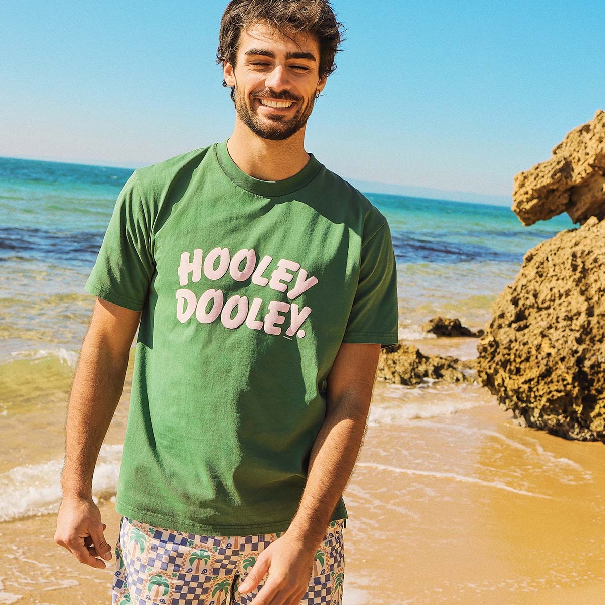 Hooley Dooley Slang Tee in Green