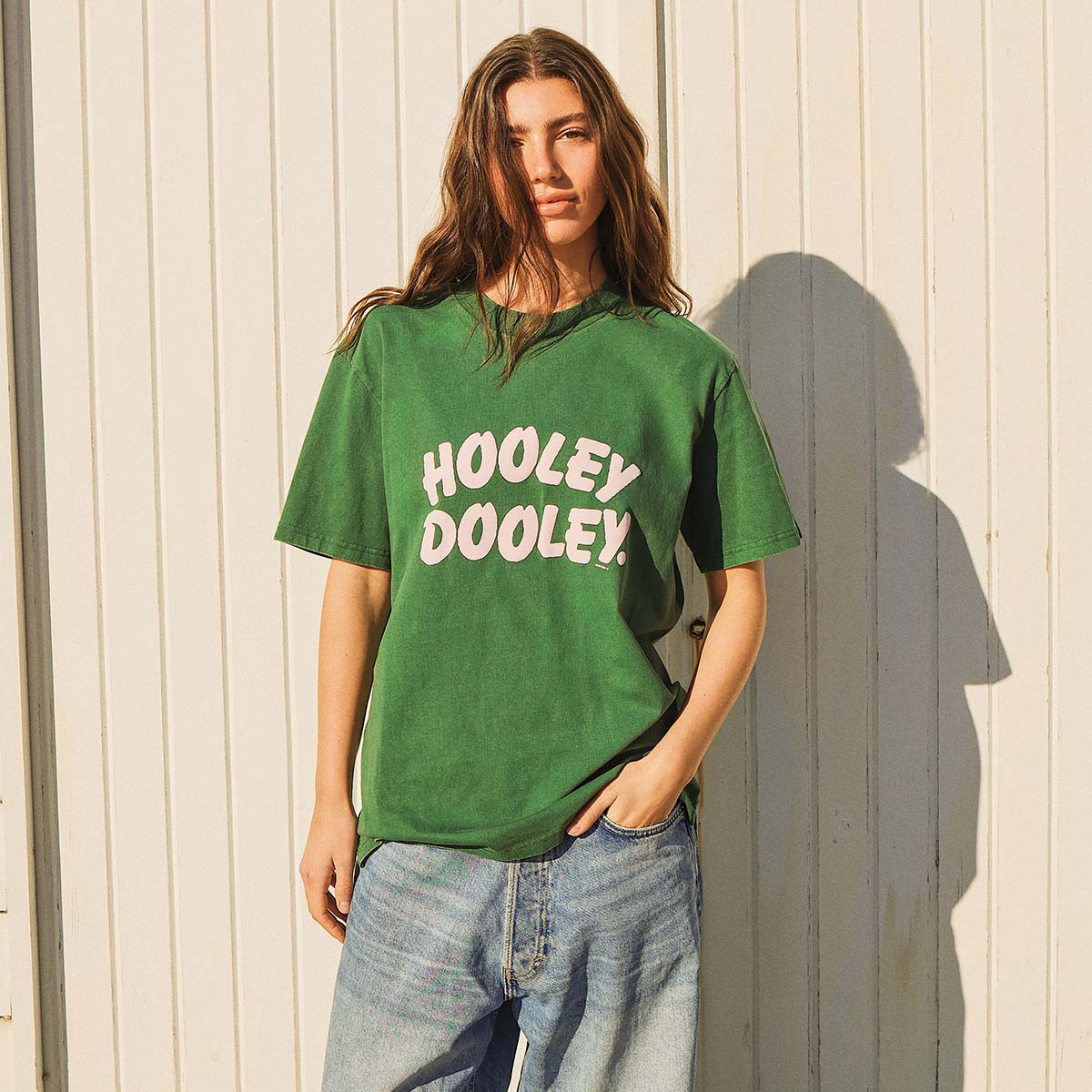 Hooley Dooley Slang Tee in Green