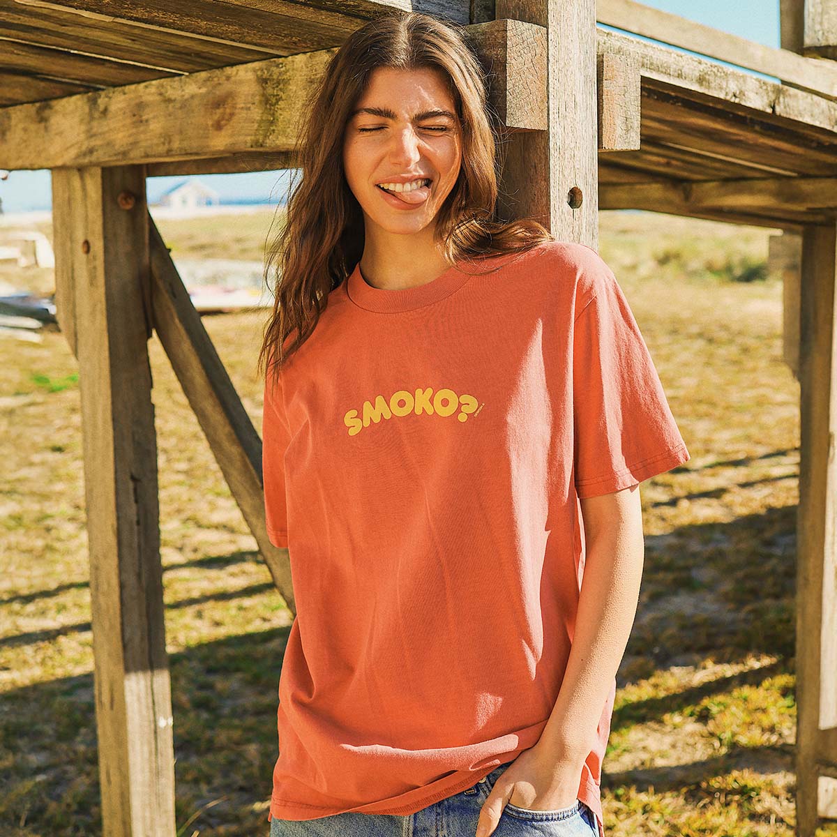 Smoko? Slang Tee in Tabasco