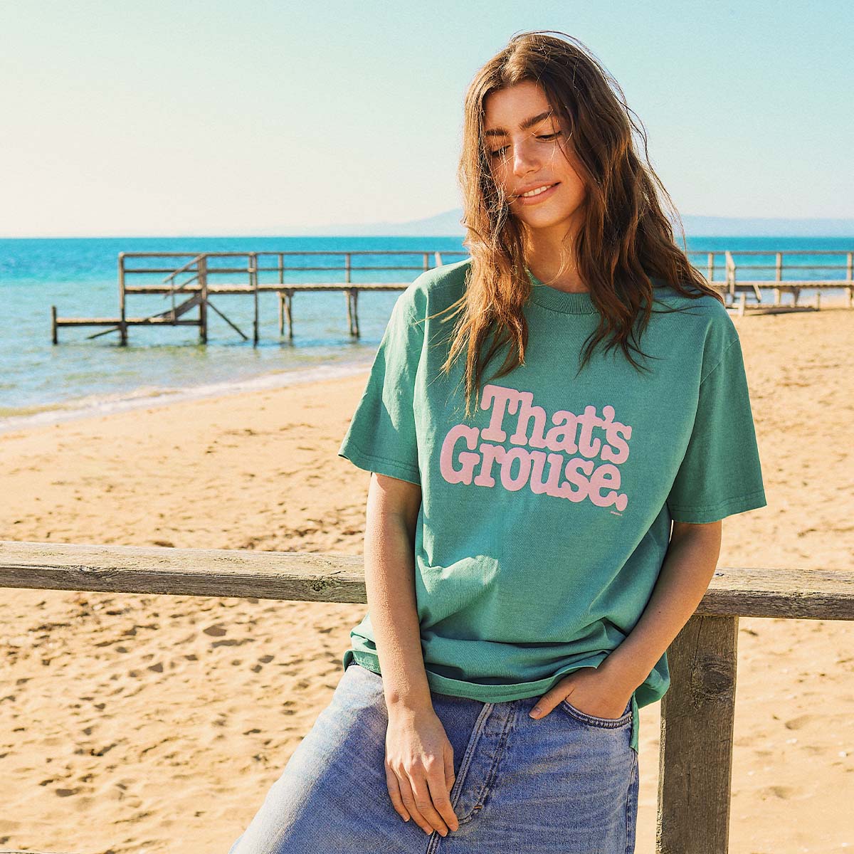 That’s Grouse Slang Tee in Green