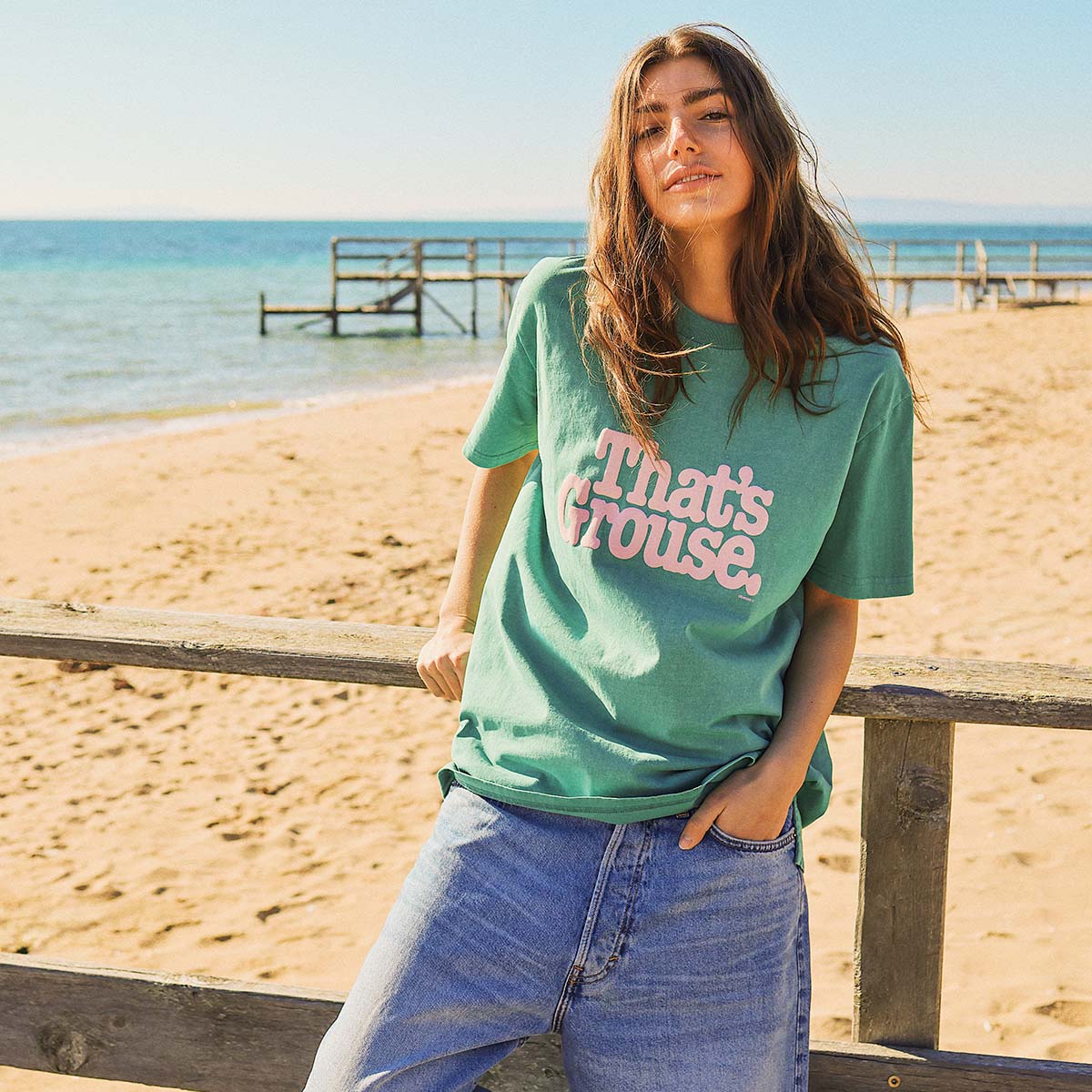 That’s Grouse Slang Tee in Green