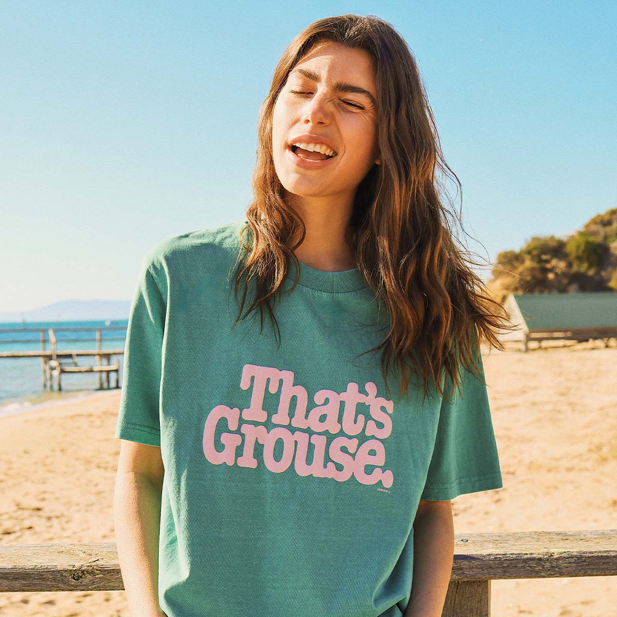 That’s Grouse Slang Tee in Green