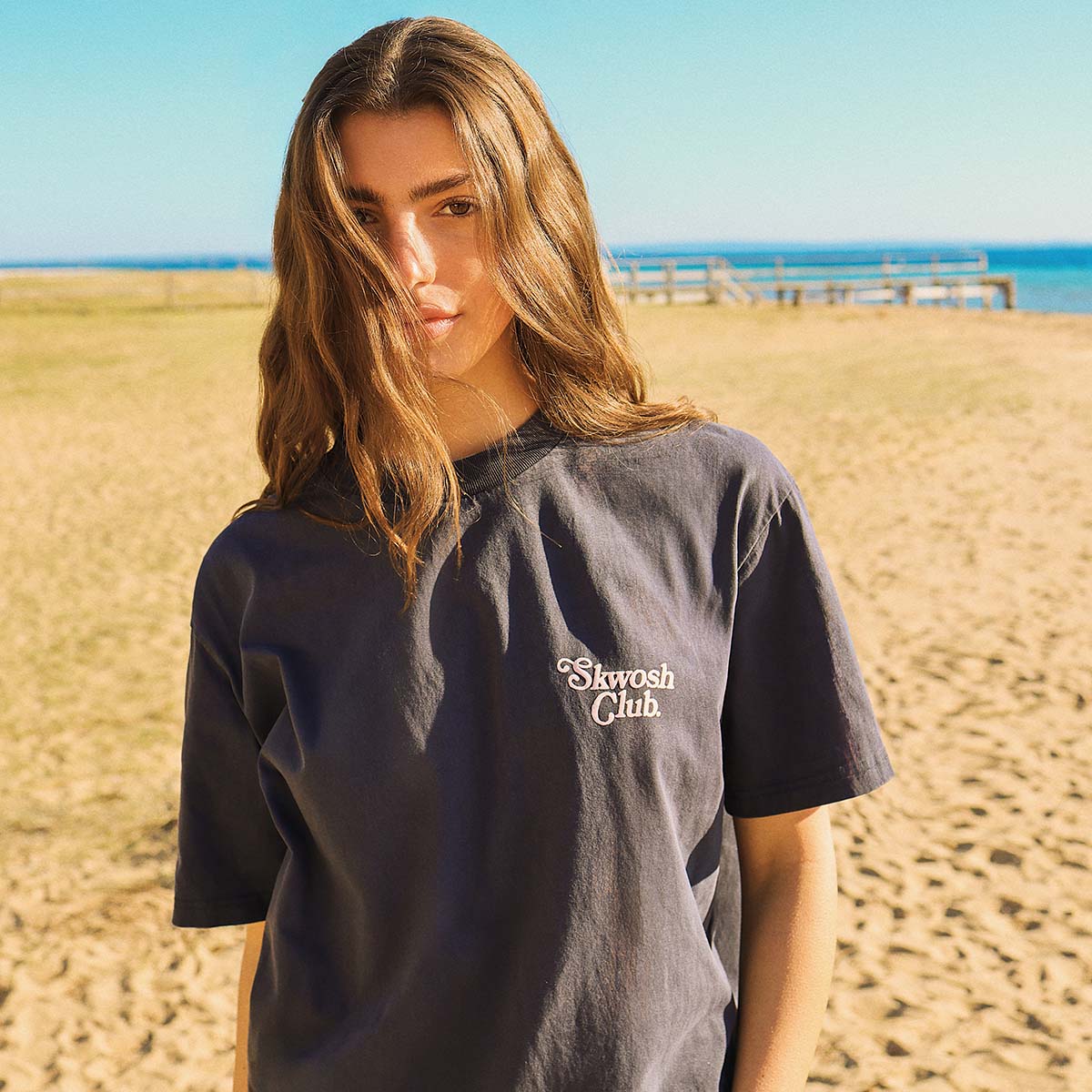 You Little Ripper Slang Tee in Charcoal