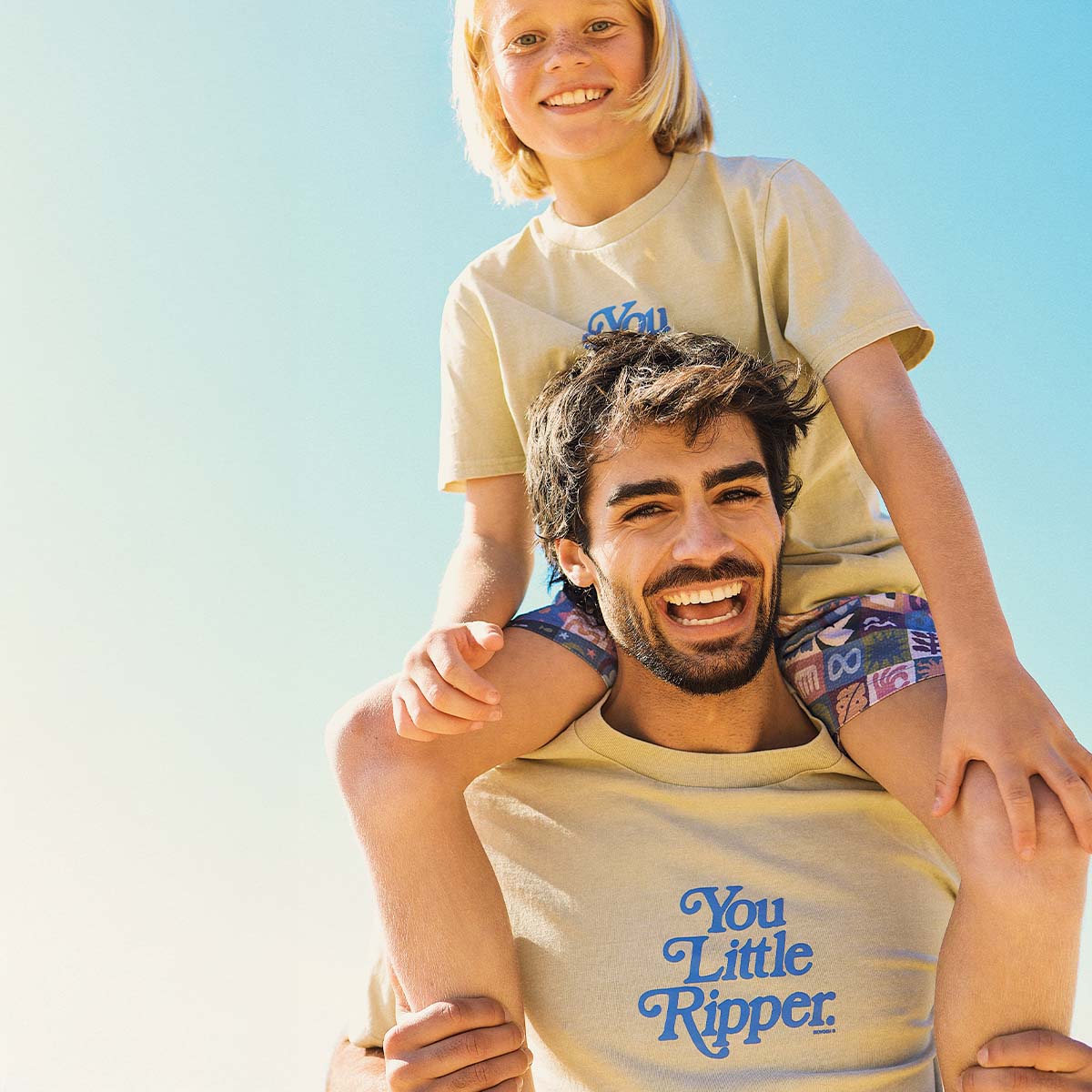 You Little Ripper Slang Tee in Stone