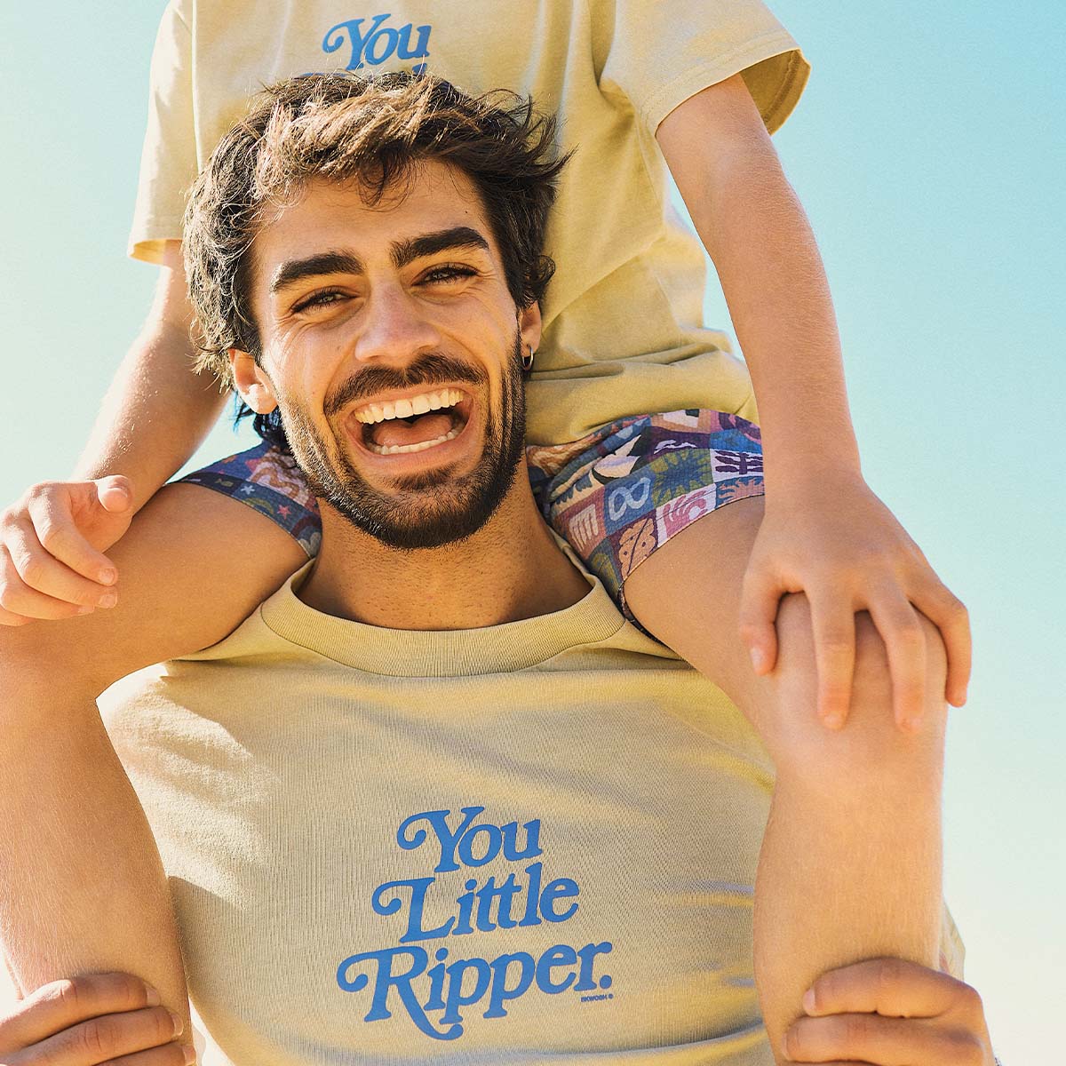 You Little Ripper Slang Tee in Stone